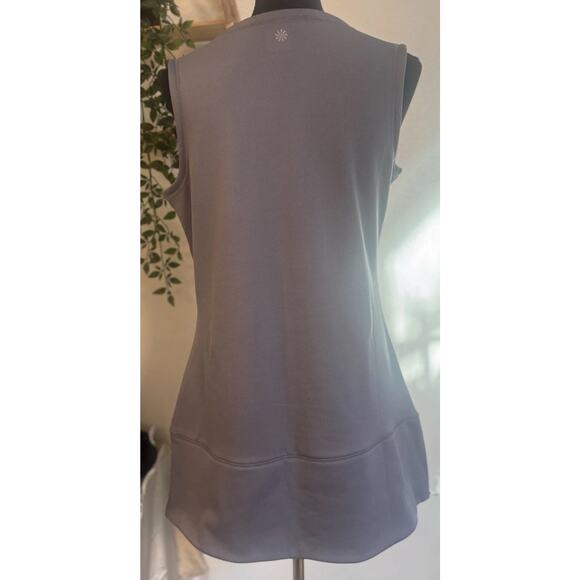 Althleta Gray Tunic Dress Sleeveless Athleisure Preppy Soft Girl - Picture 3 of 11